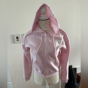 Cinnamoroll Sanrio Pink Zip-Up Hoodie Hello Kitty & Friends Size Extra Small
